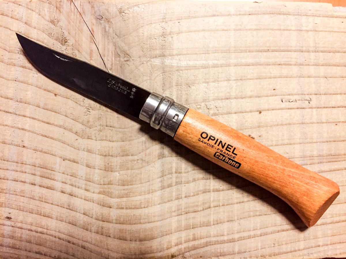アウトドアナイフの定番 オピネルナイフ の黒錆加工に挑戦 多摩川を愛でる会通信